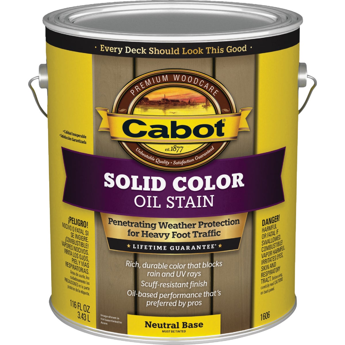 NEUT BS SOLID DECK STAIN - 140.0001606.007 by Valspar Corp