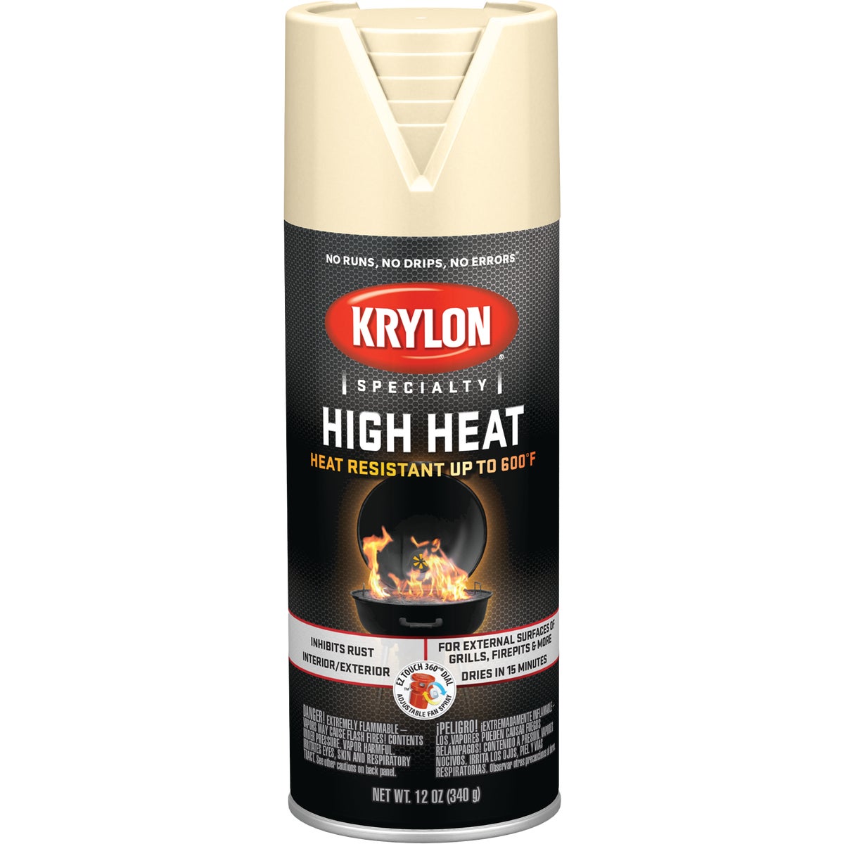 BEIGE HEAT SPRAY PAINT - 1408 by Krylon/consumer Div