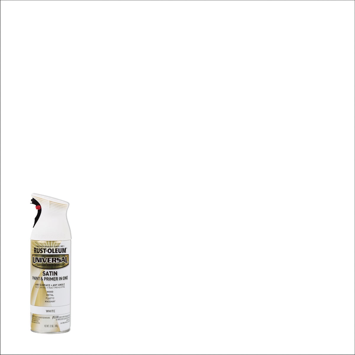 SAT WHT UNIV SPRAY PAINT - 245210 by Rustoleum