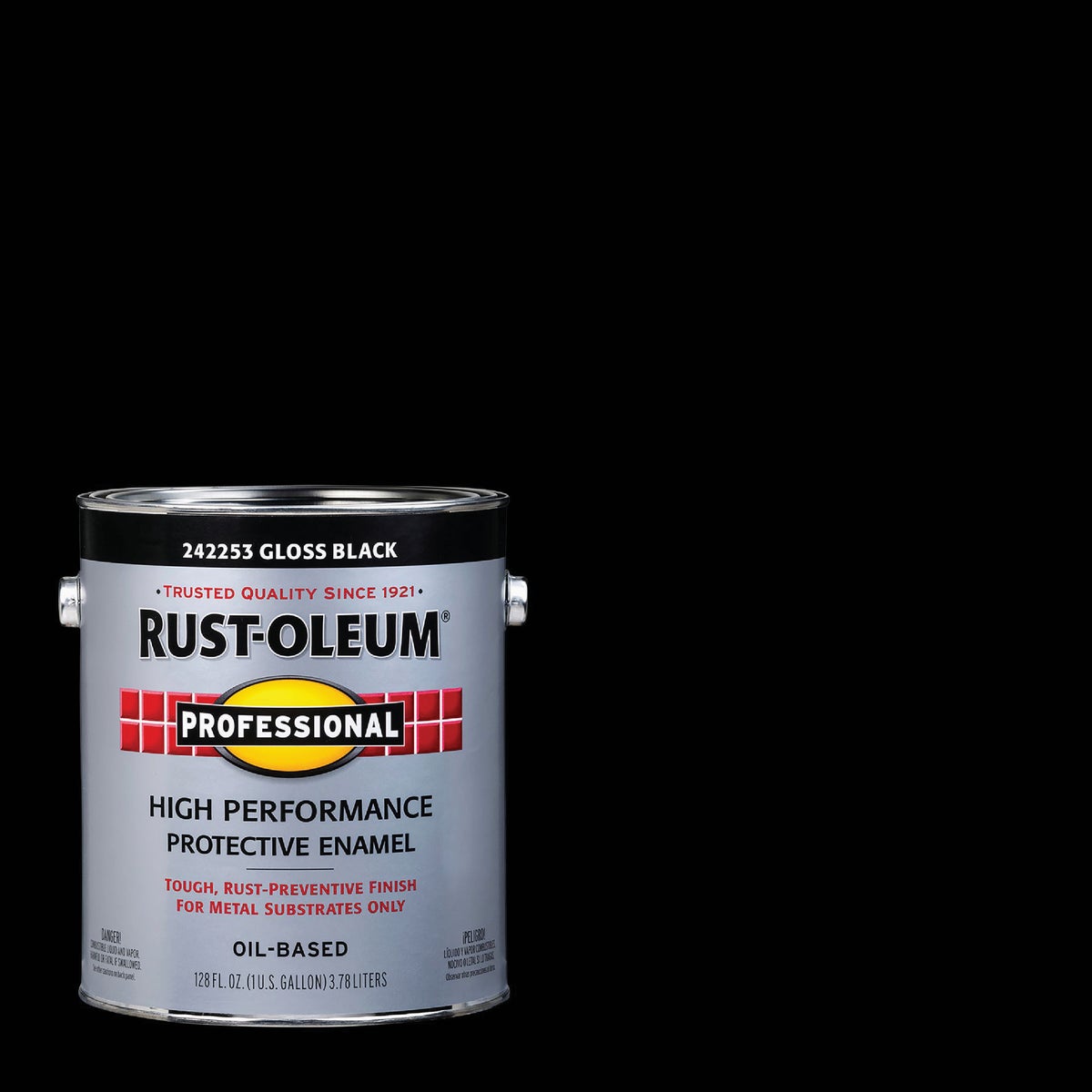 VOC GLS BLK PRO ENAMEL - 242253 by Rustoleum