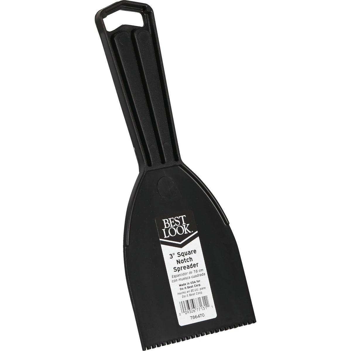 3" SQ-NOTCH SPREADER - 8917 by Warner Mfg Co