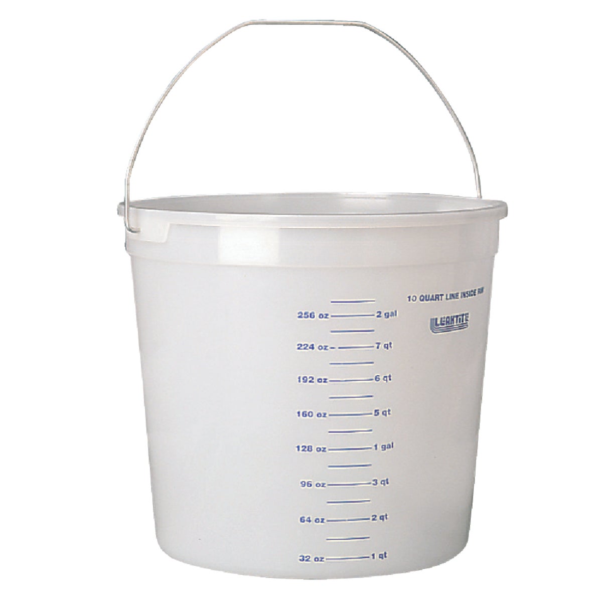 10QT CLEAR PLASTIC PAIL - 11CLR by Leaktite Corporation