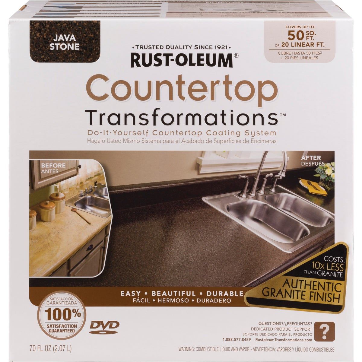 JAVASTONE COUNTERTOP KIT - 258283 by Rustoleum