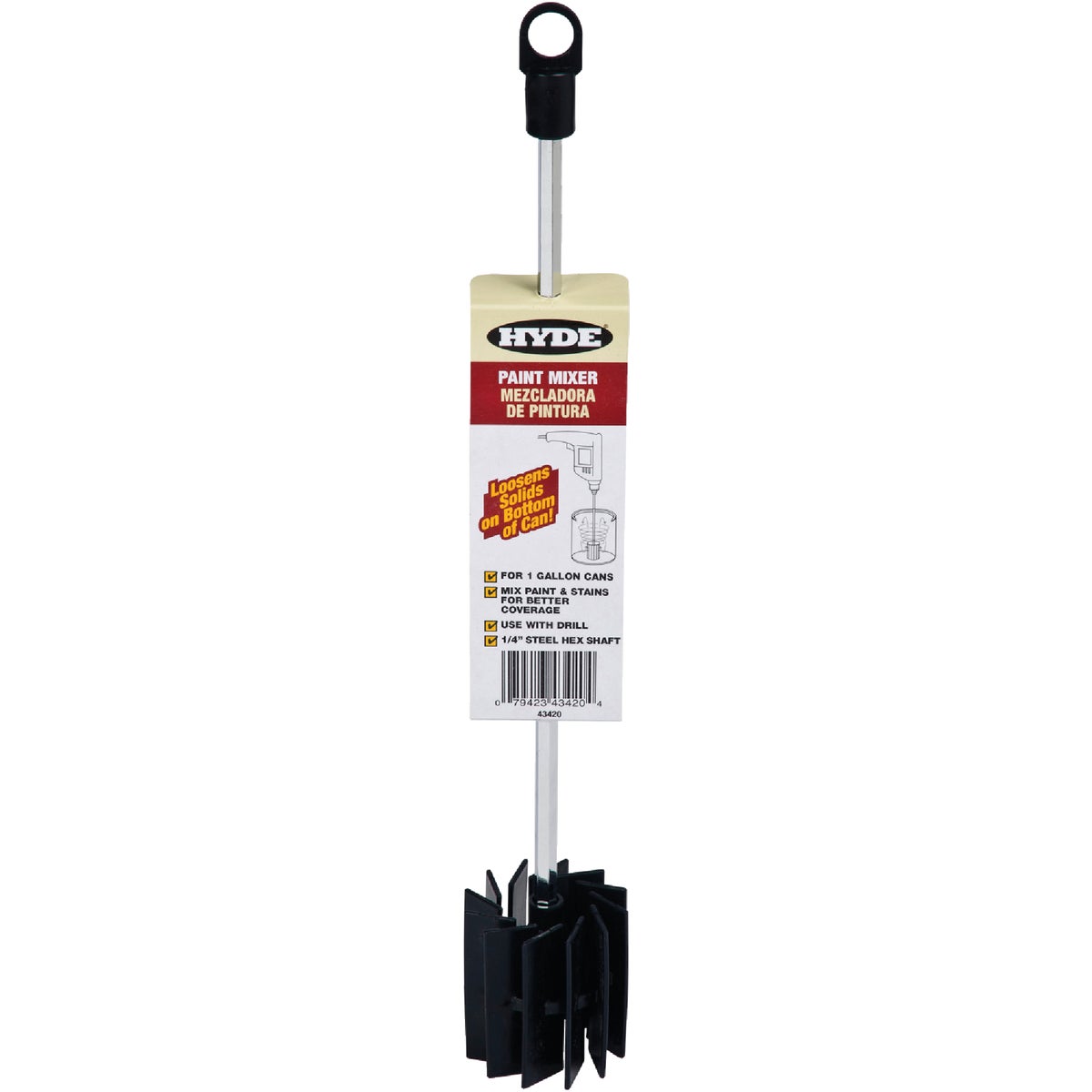 1GAL 11" PAINT MIXER - 43420 by Hyde Mfg Co
