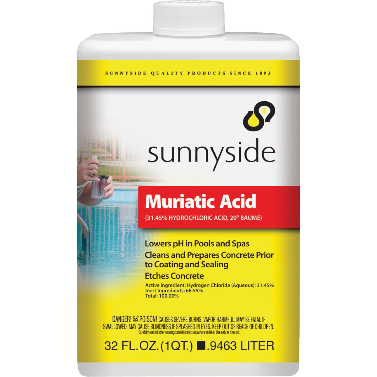 QT MURIATIC ACID - 71032 by Sunnyside Corp