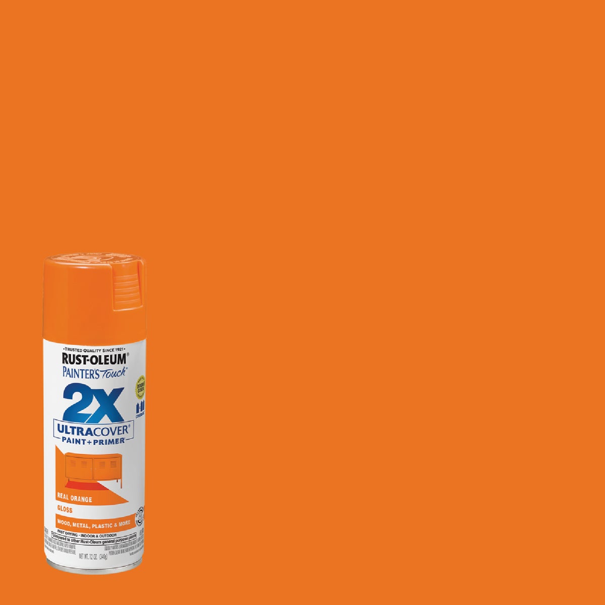 REAL ORANGE SPRAY PAINT - 249095 by Rustoleum