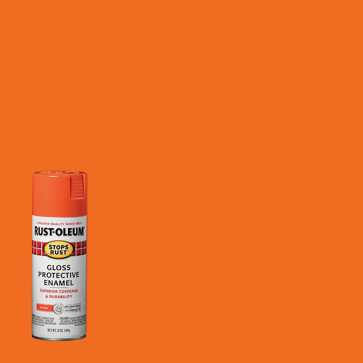 GLS ORANGE SPRAY PAINT - 214084 by Rustoleum