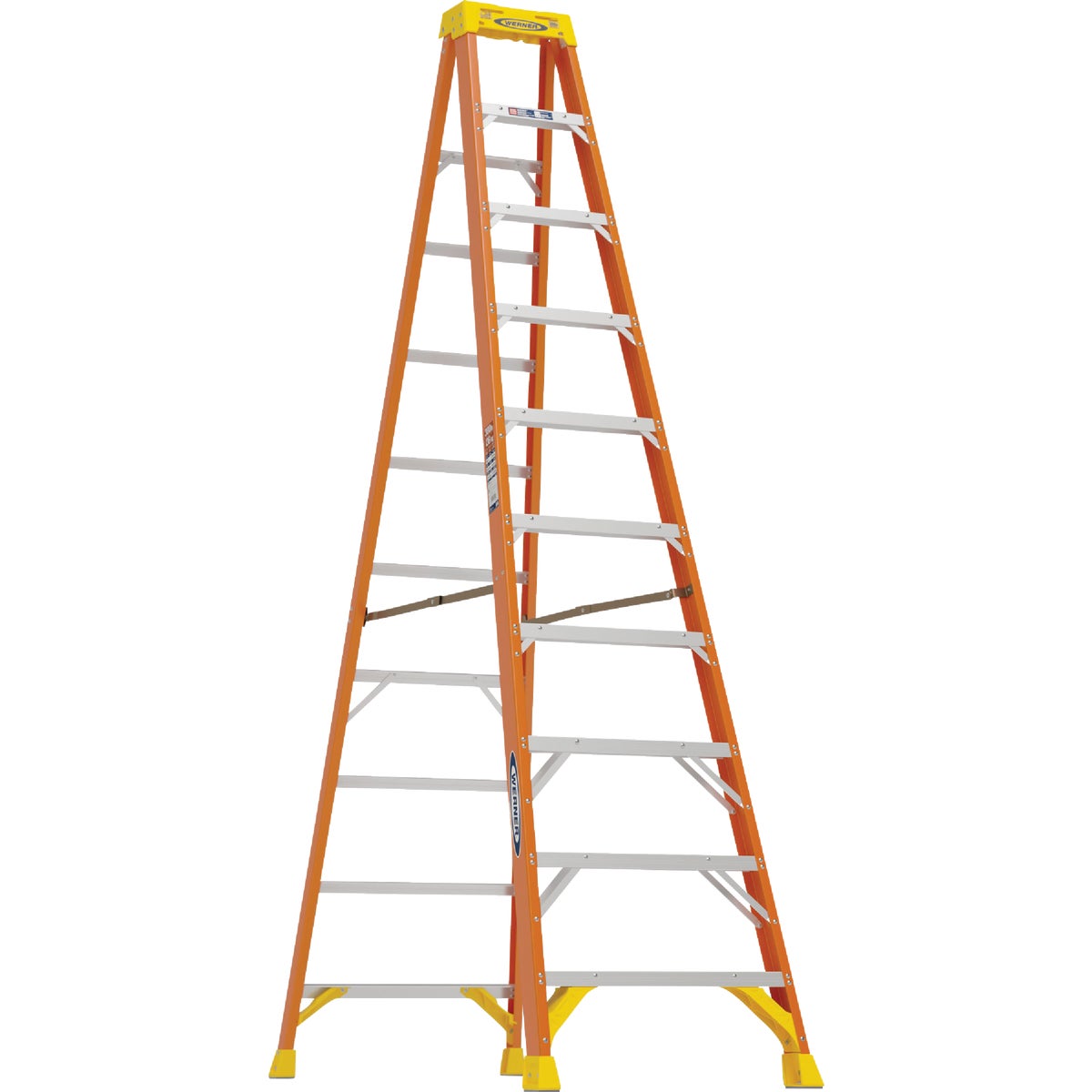 T-1A 10' FBGL STEPLADDER - 6210 by Werner Ladder
