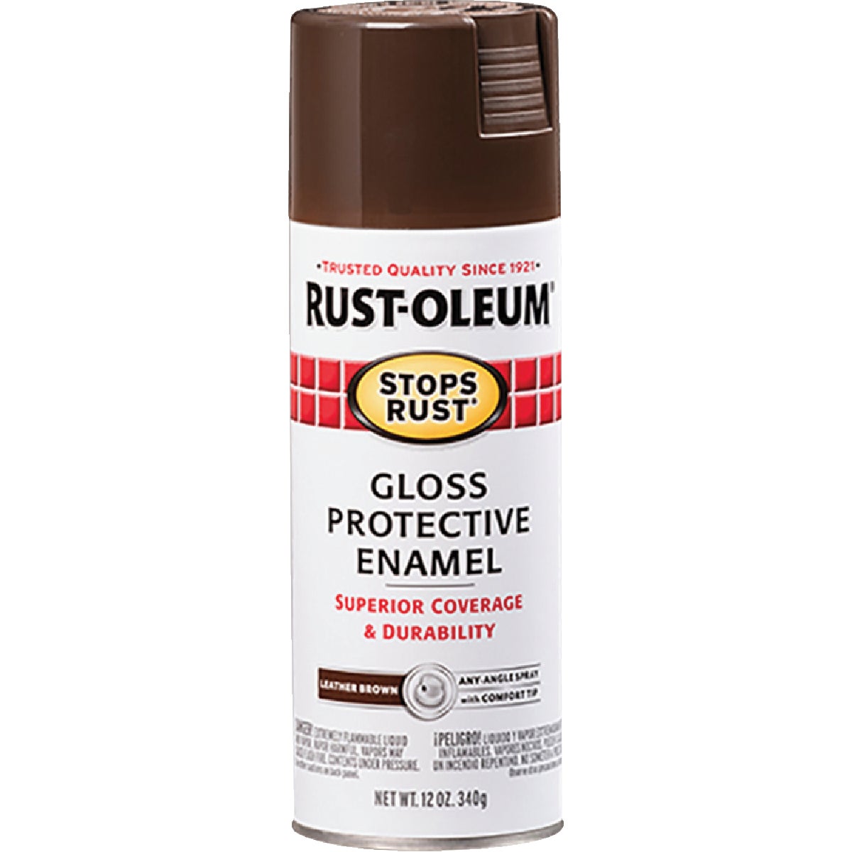 LEATHR BROWN SPRAY PAINT - 7775-830 by Rustoleum