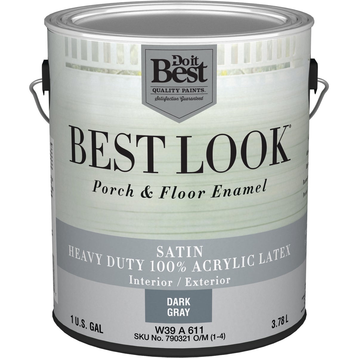 SAT DK GRAY FLOOR ENAMEL - W39A00611-16 by Do it Best