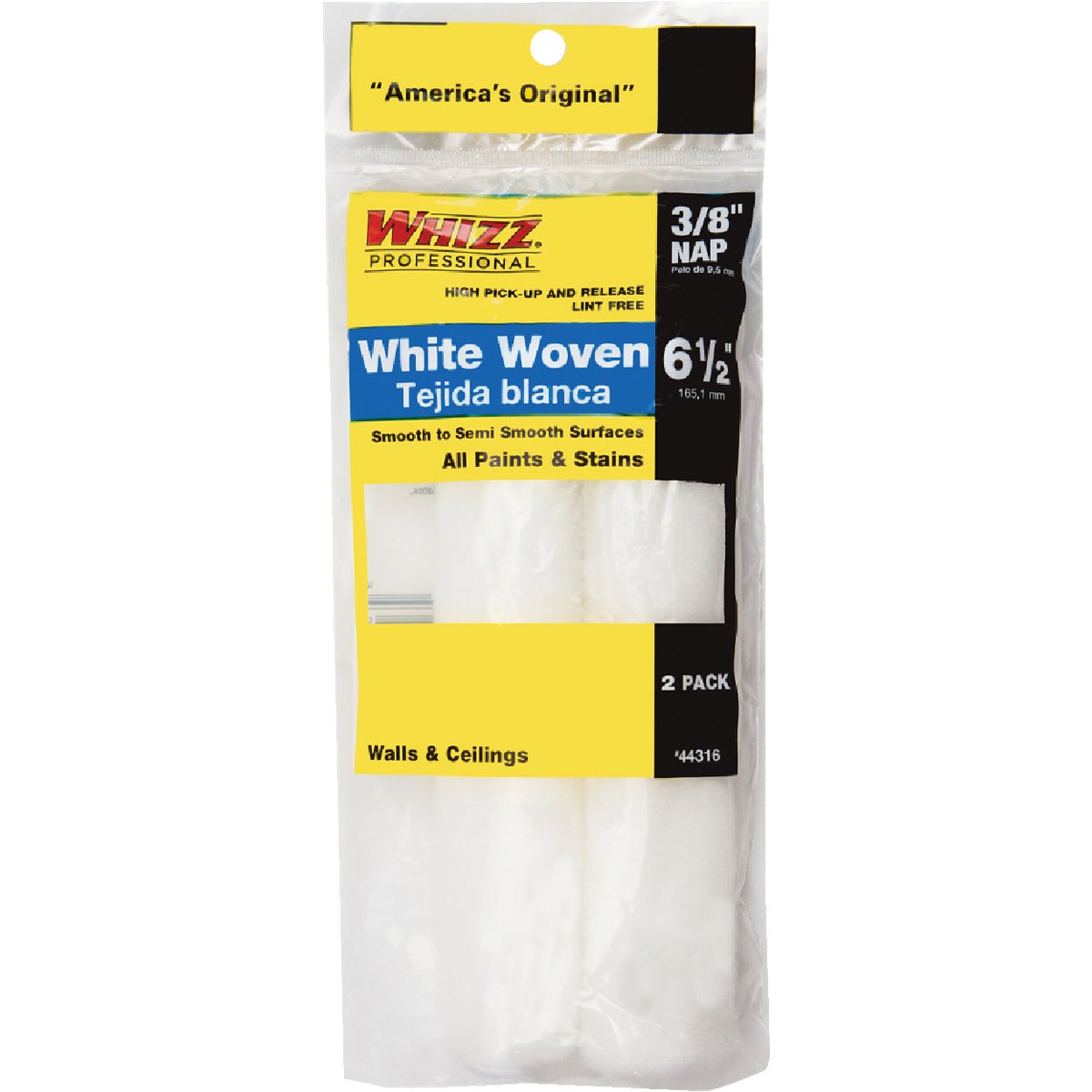 2PK 6.5" REPLCMNT COVERS - 44316 by Whizz Roller System