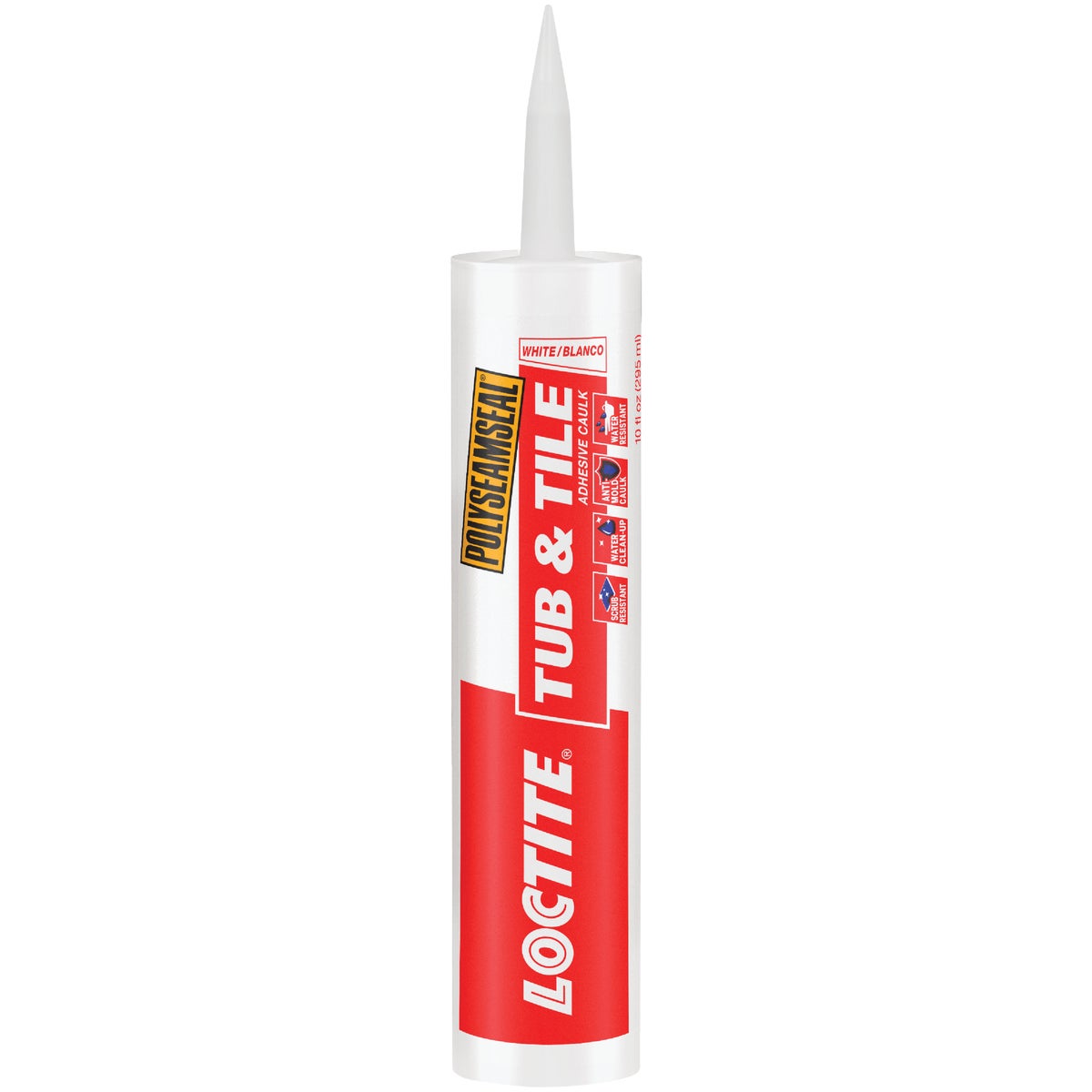 10OZ WHT TUB&amp;TILE CAULK - 1700022 by Henkel Corporation