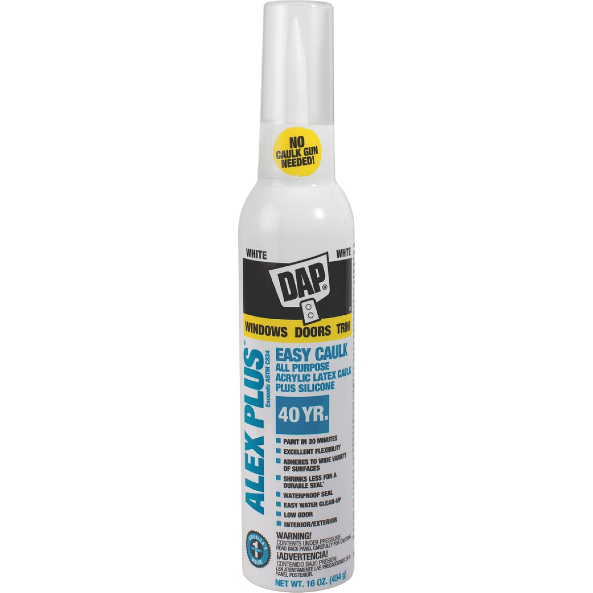 WHT ALEX PLUS EASY CAULK - 18736 by Dap Inc