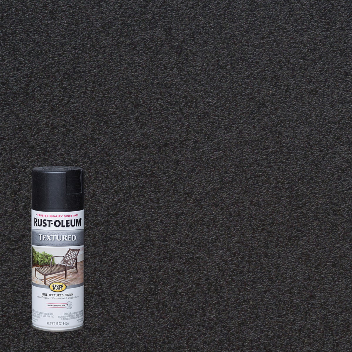 BLK TEXTURED SPRAY PAINT - 7220-830 by Rustoleum