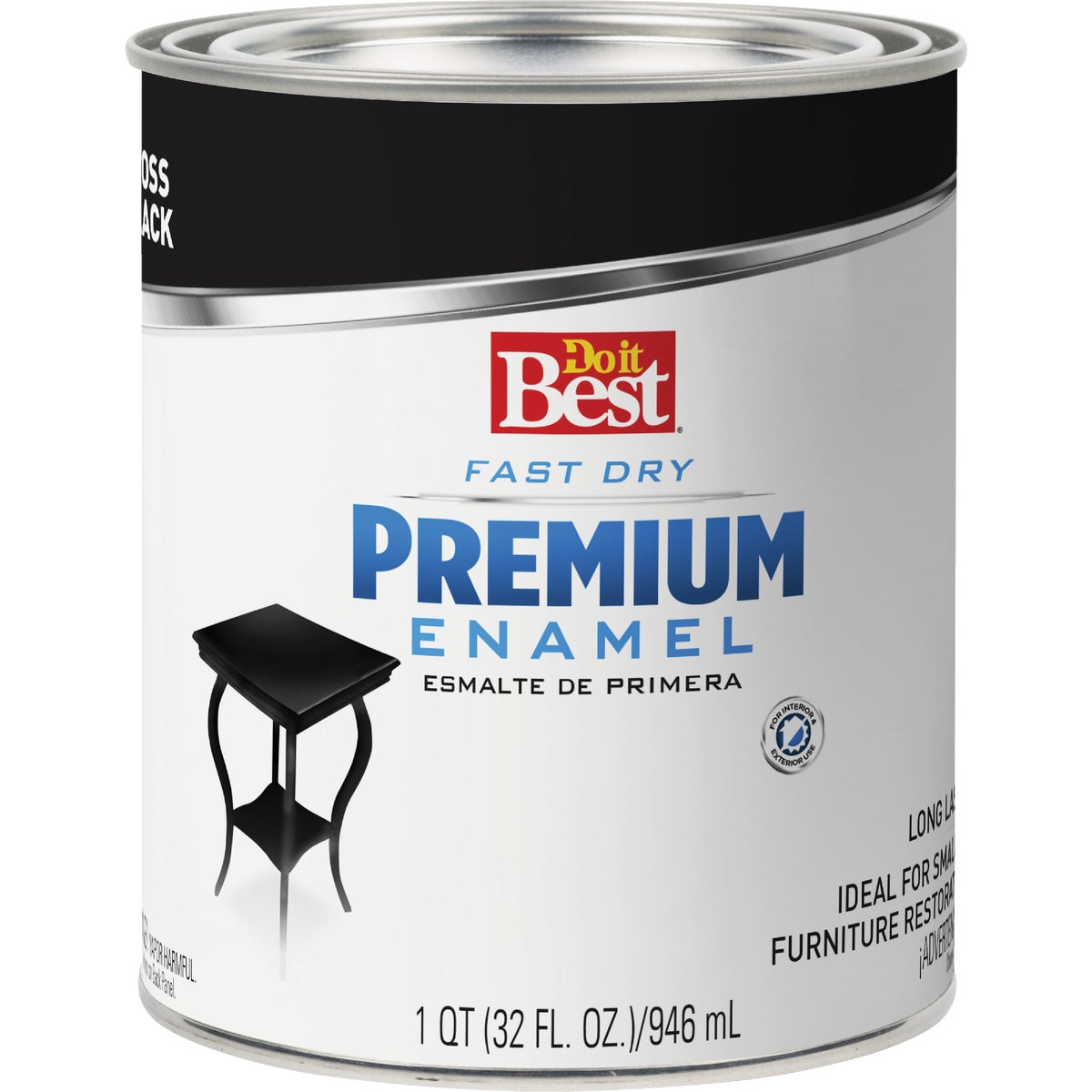 BLACK LATEX ENAMEL - 2200 by Rustoleum