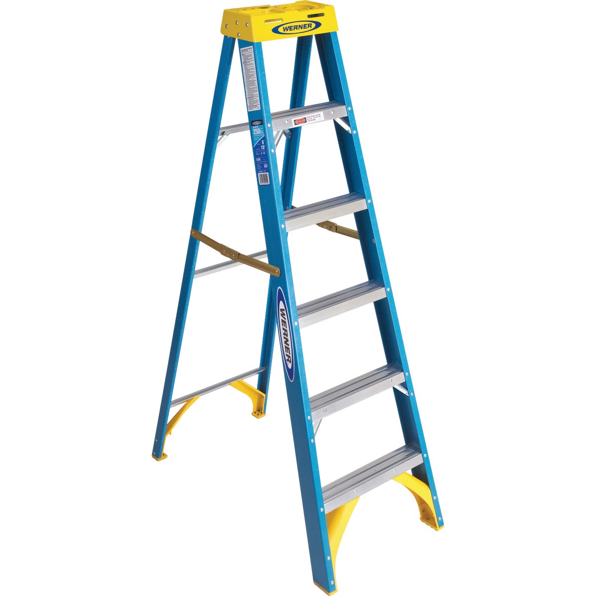 T-1 6' FBGL STEPLADDER - 6006 by Werner Co