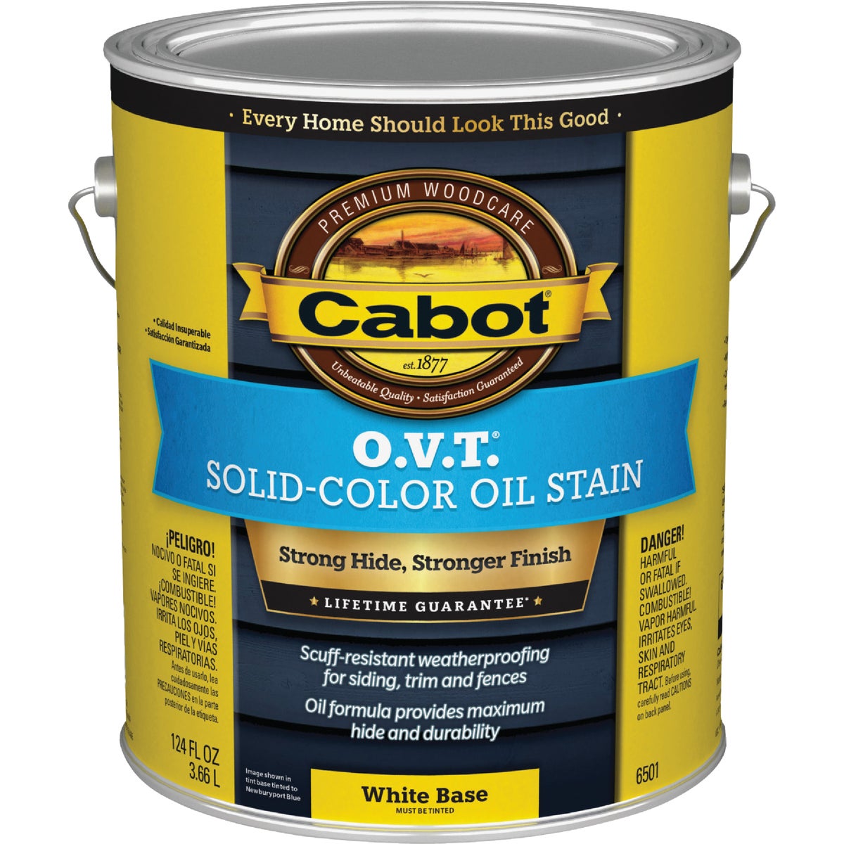 WHITE BS OVT SOLID STAIN - 140.0006501.007 by Valspar Corp