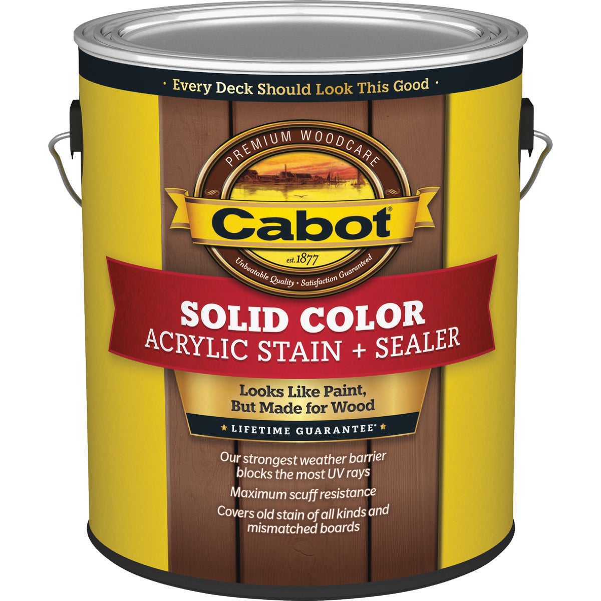 WHITE SOLID DECK STAIN - 140.0001812.007 by Valspar Corp