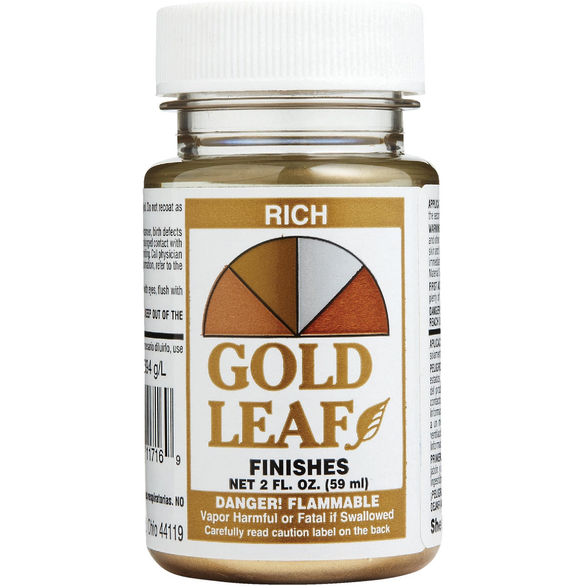 2oz Rich Gold Finish
