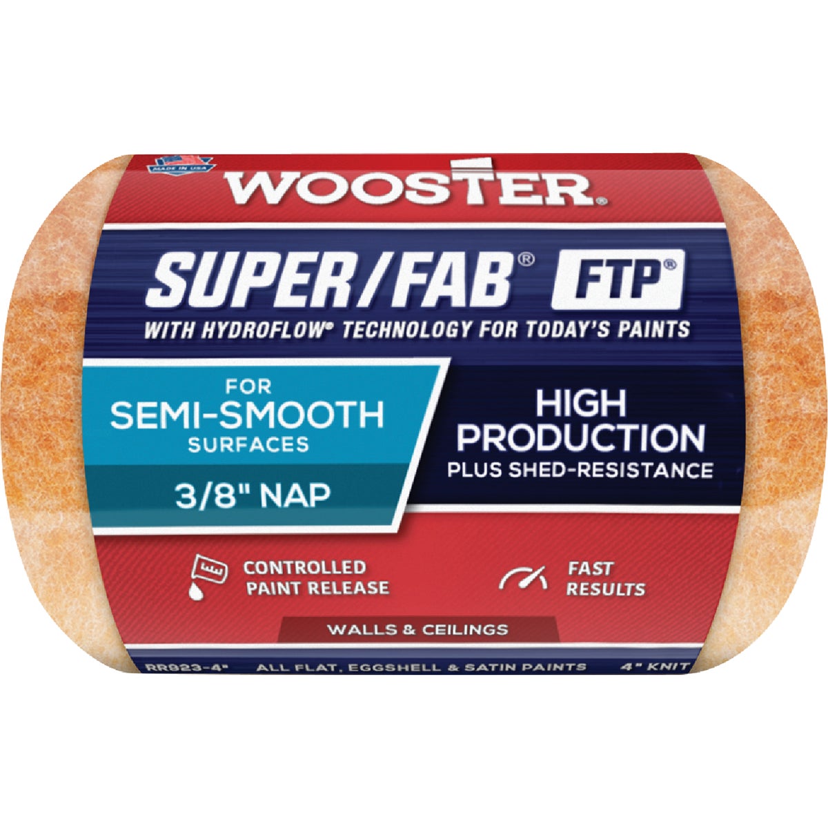 4X3/8 ROLLER COVER - R239-4 by Wooster Brush Co