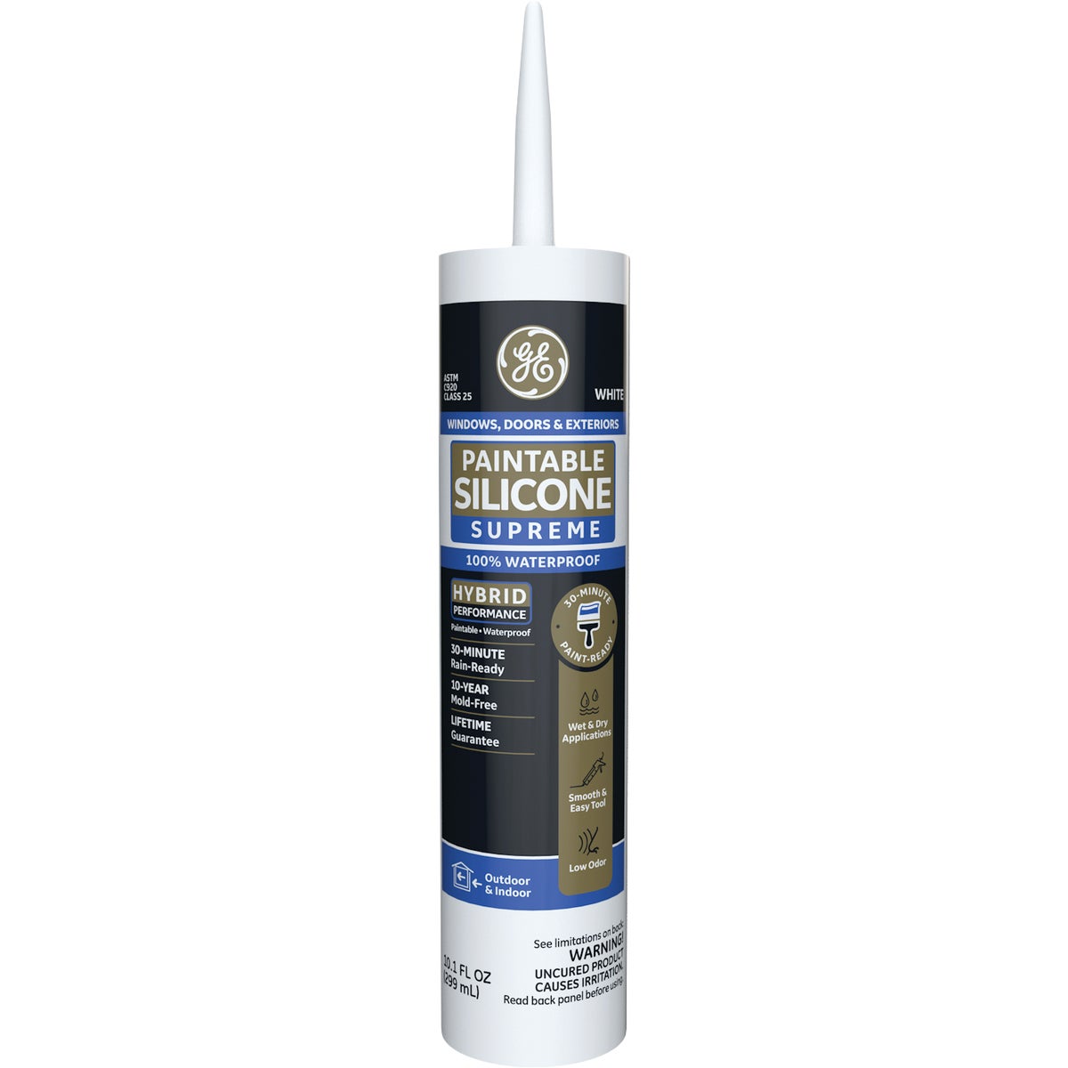 WHITE WD SUPREME CAULK - M90026-30 by Momentive Performanc