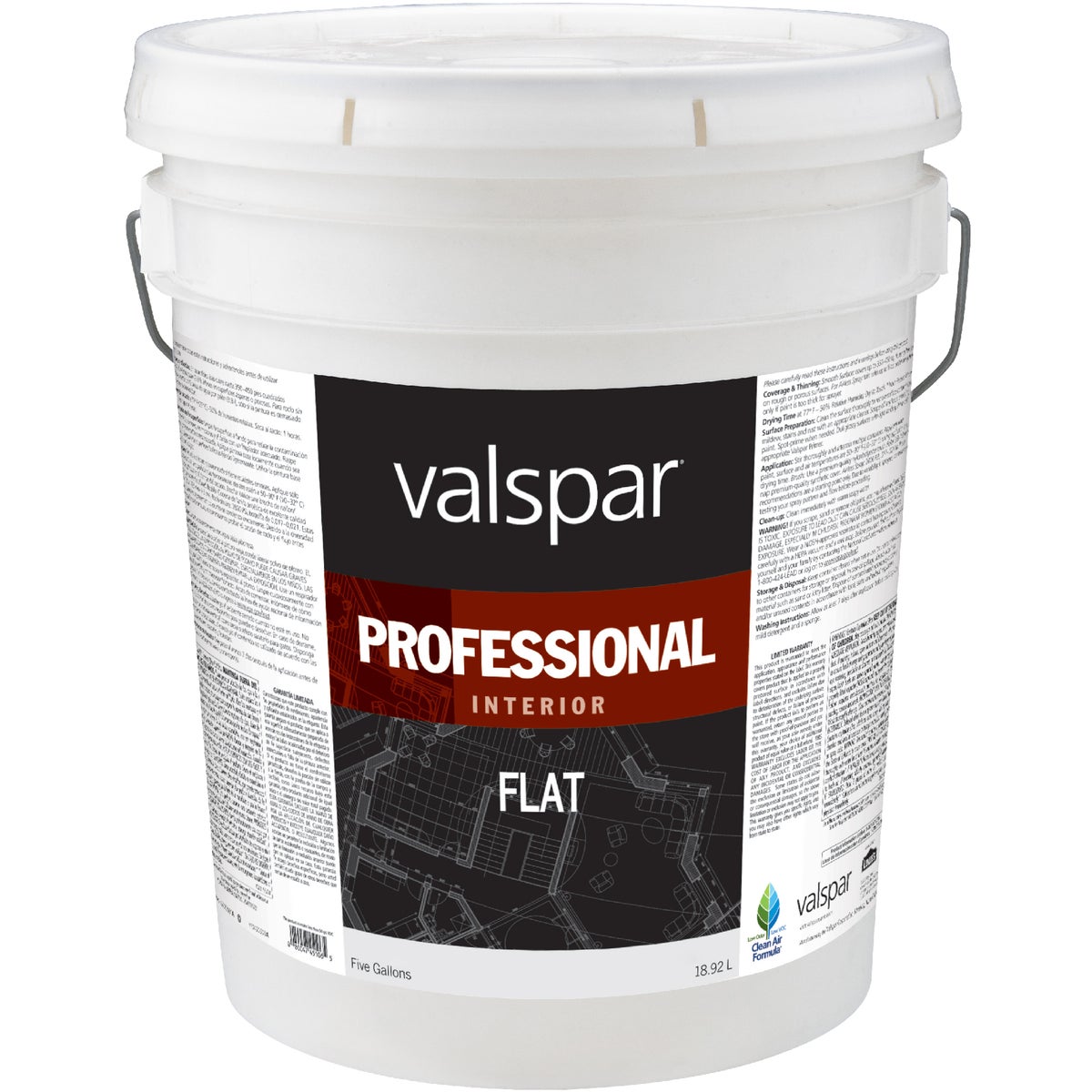 INT FLAT MED BASE PAINT - 045.0011612.008 by Valspar Corp
