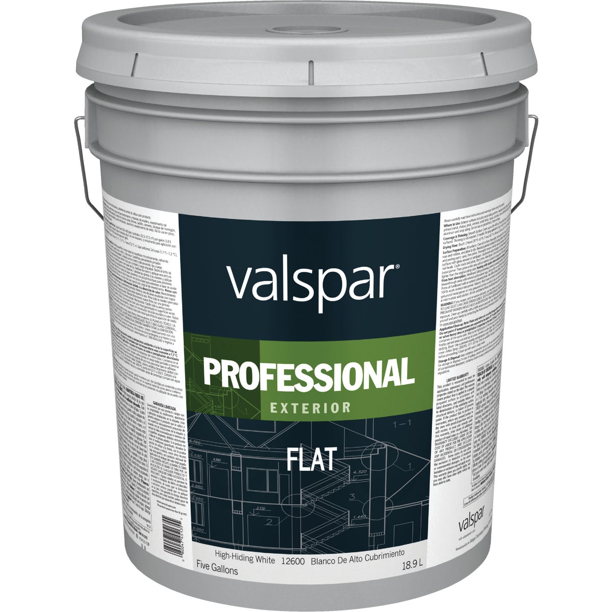 EXT FLAT WHITE PAINT - 045.0012600.008 by Valspar Corp