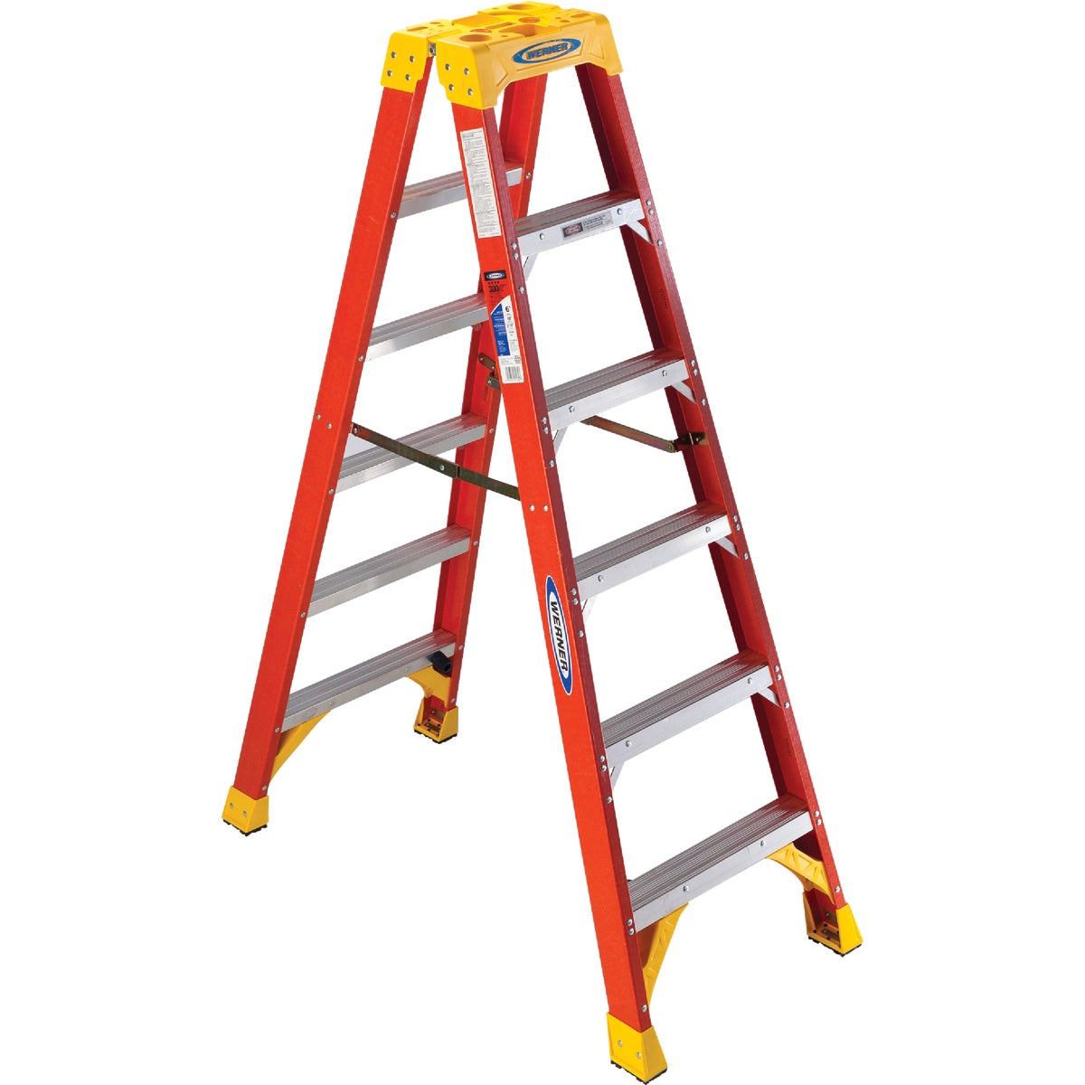 T-1A 6' TWIN STEPLADDER - T6206 by Werner Ladder