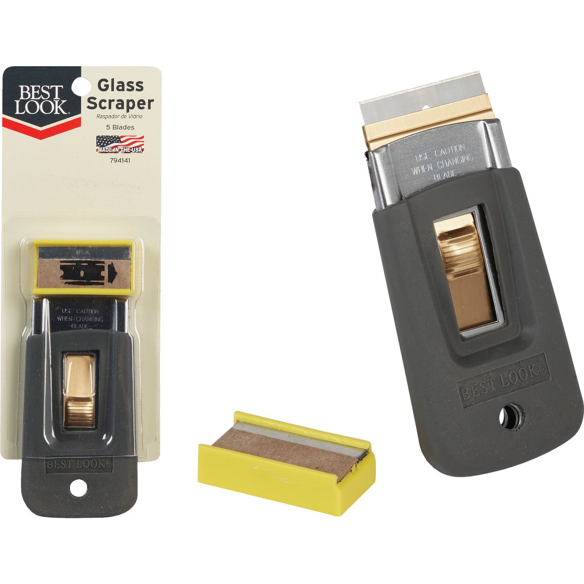 SOFTGRIP SCRAPER W/BLADE - 10621 by Warner Mfg Co