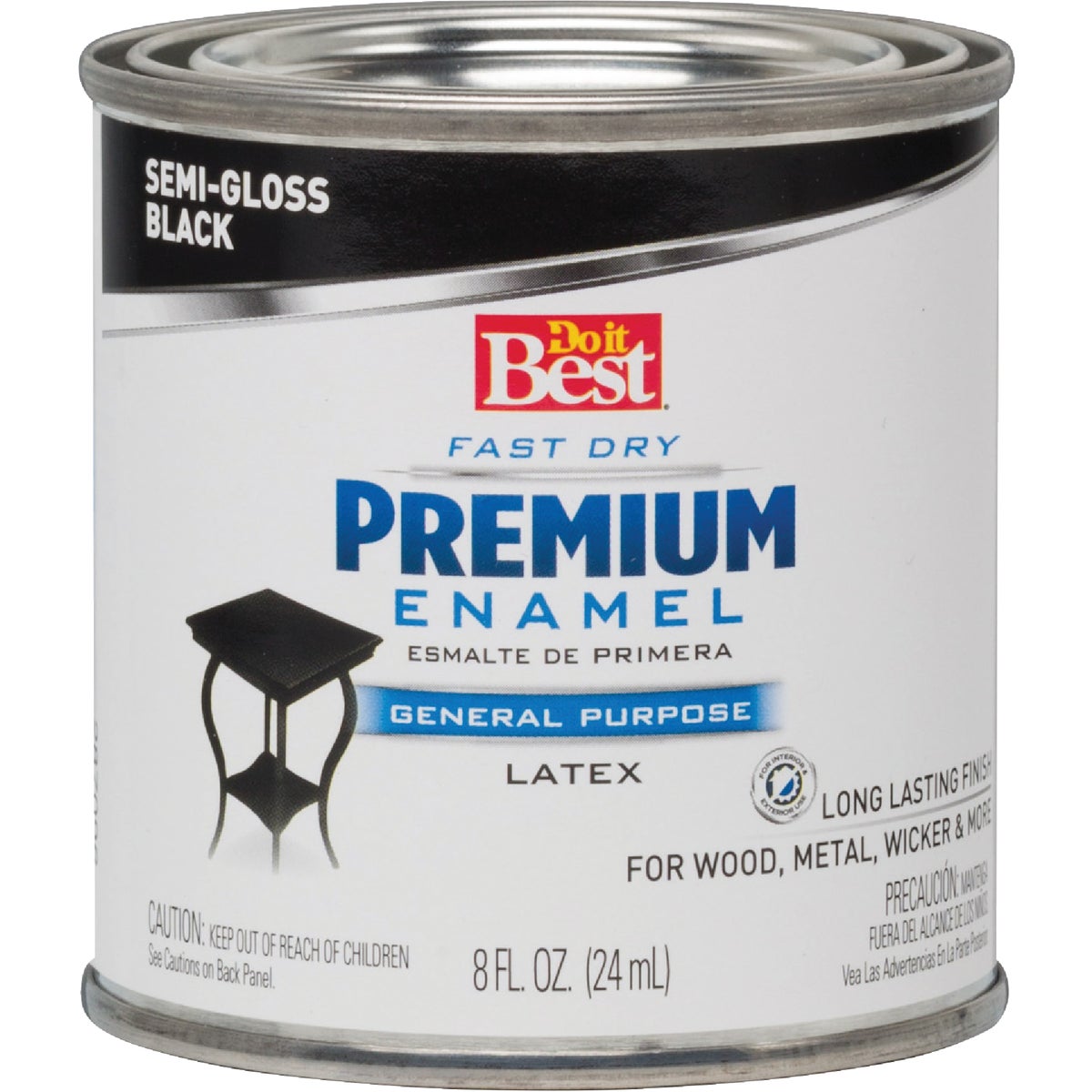 S/G BLACK LATEX ENAMEL - 2103 by Rustoleum