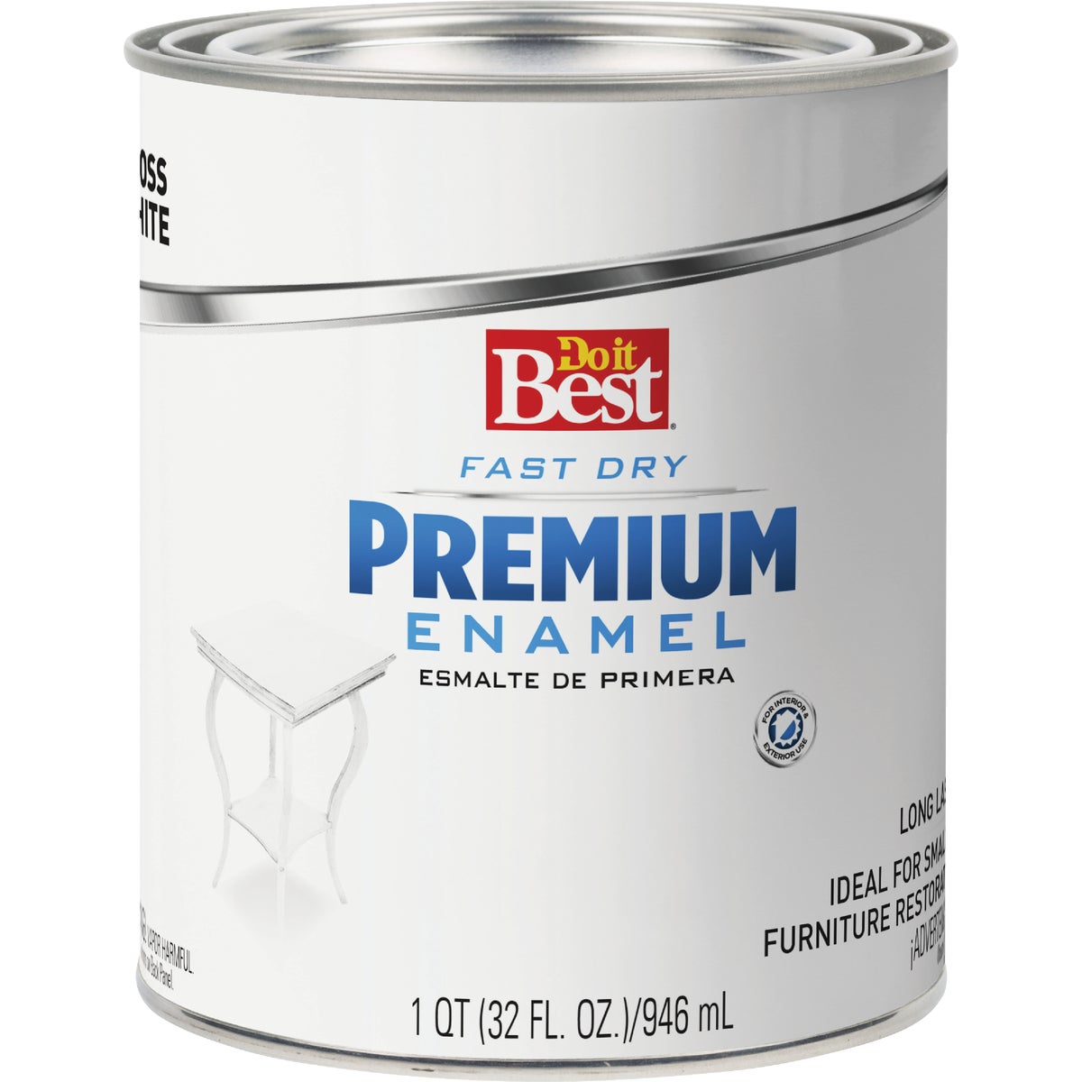 WHITE LATEX ENAMEL - 2201 by Rustoleum