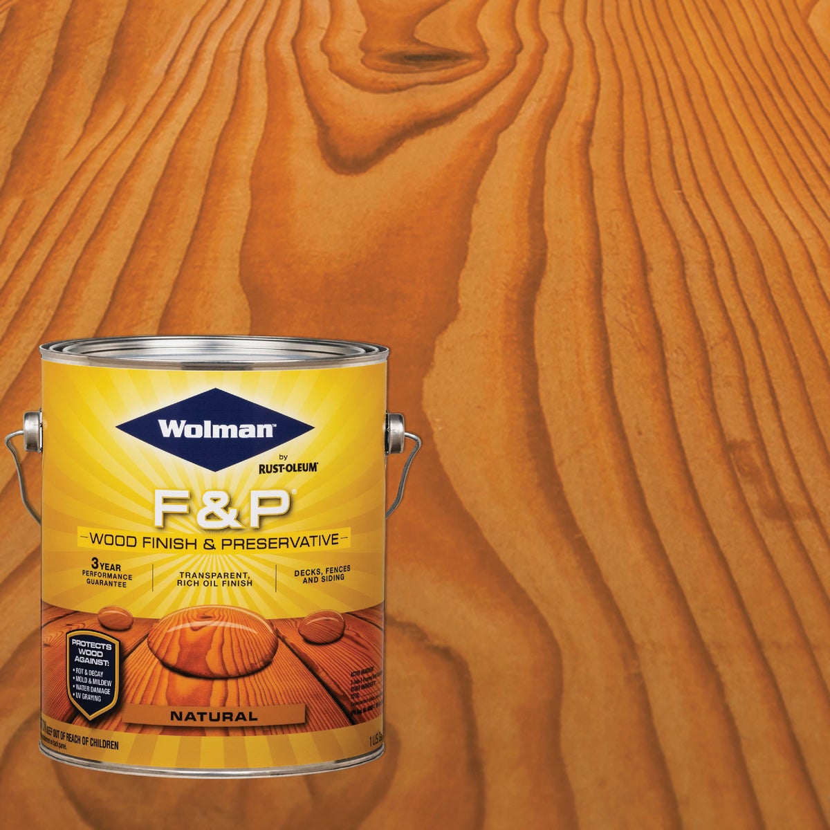 F&amp;P NATURAL FINISH - 14396 by Rustoleum