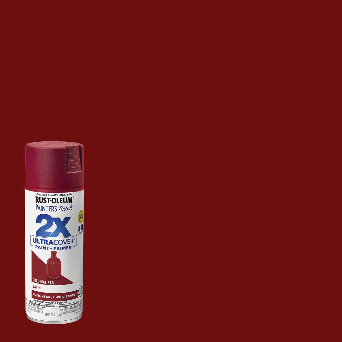 COL RED SAT SPRAY PAINT - 249082 by Rustoleum