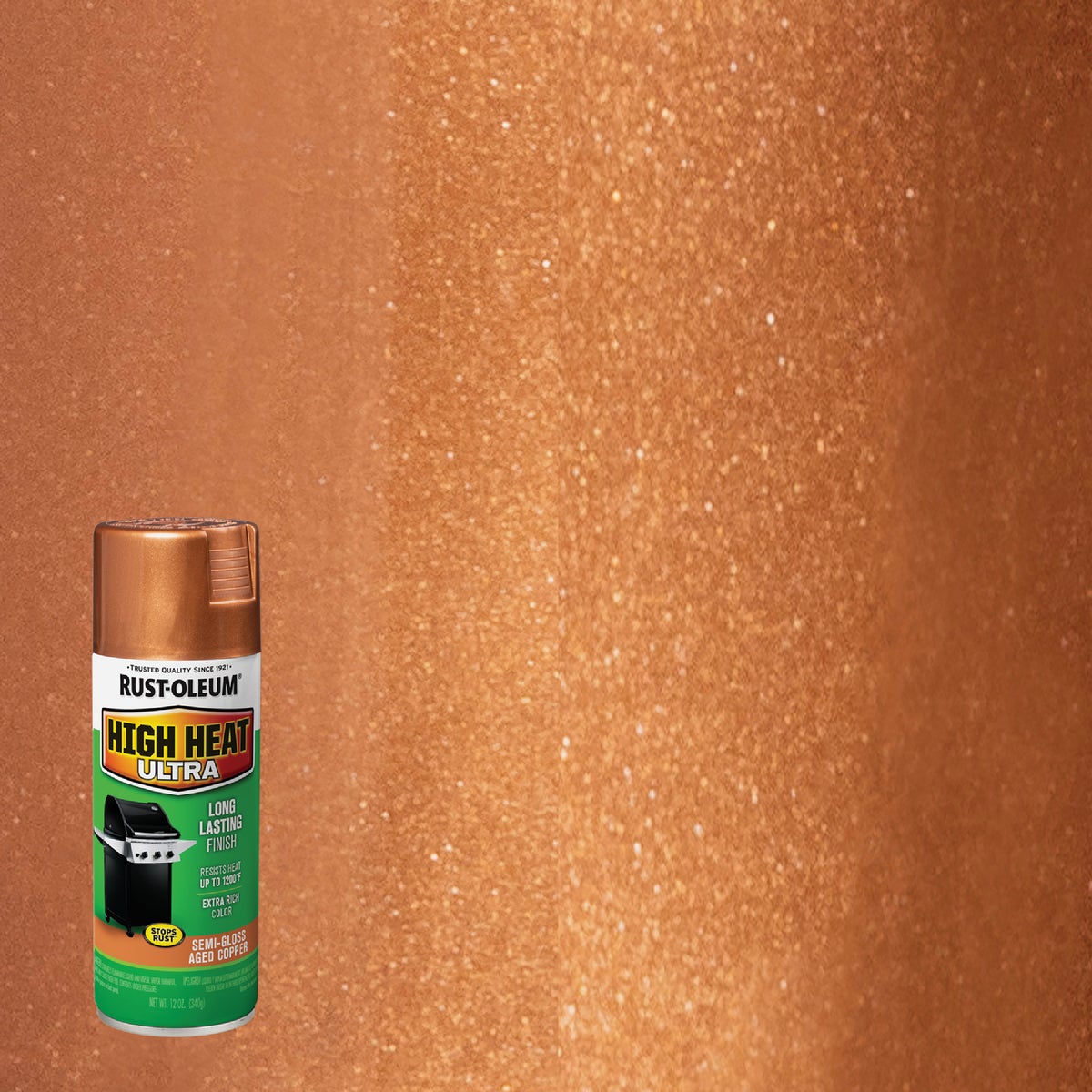 COPR HI-HEAT SPRAY PAINT - 241232 by Rustoleum