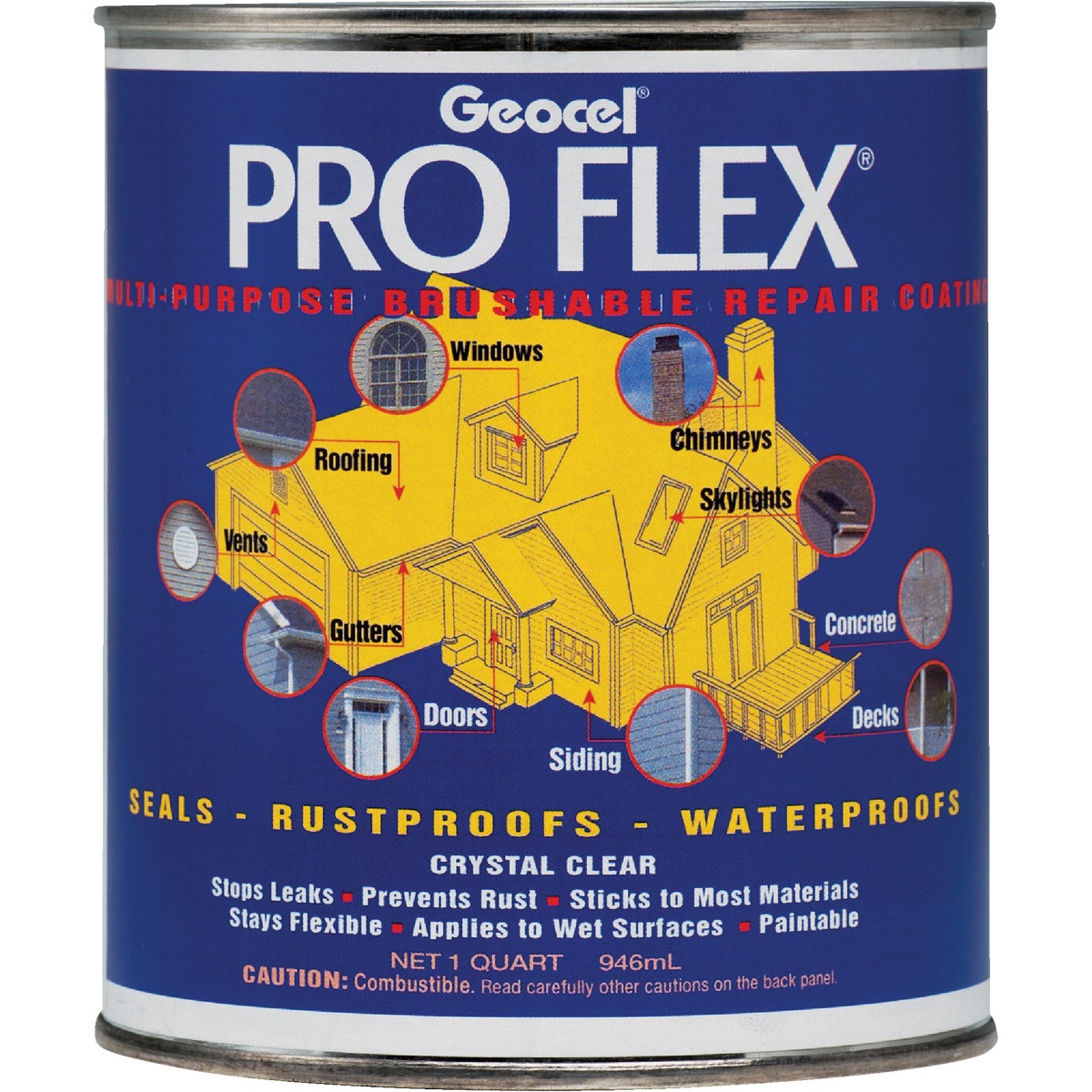 CLEAR BRUSHABLE SEALANT - GC22200 by Geocel Llc