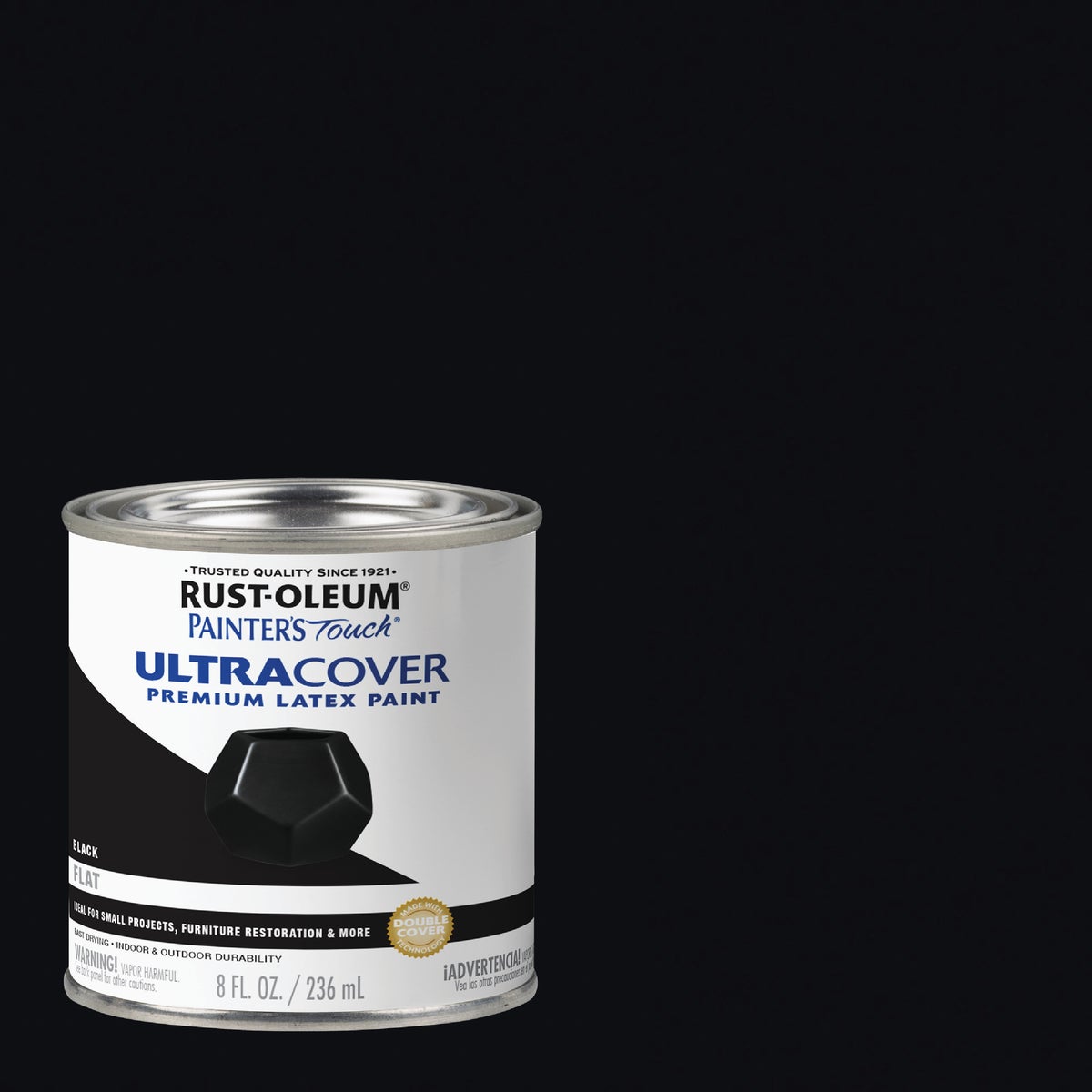 FLAT BLACK LATEX PAINT - 1976-730 by Rustoleum