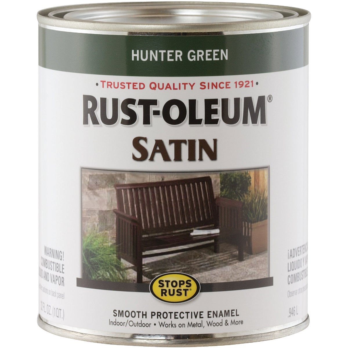 SATIN HUNTR GREEN ENAMEL - 7732502 by Rustoleum