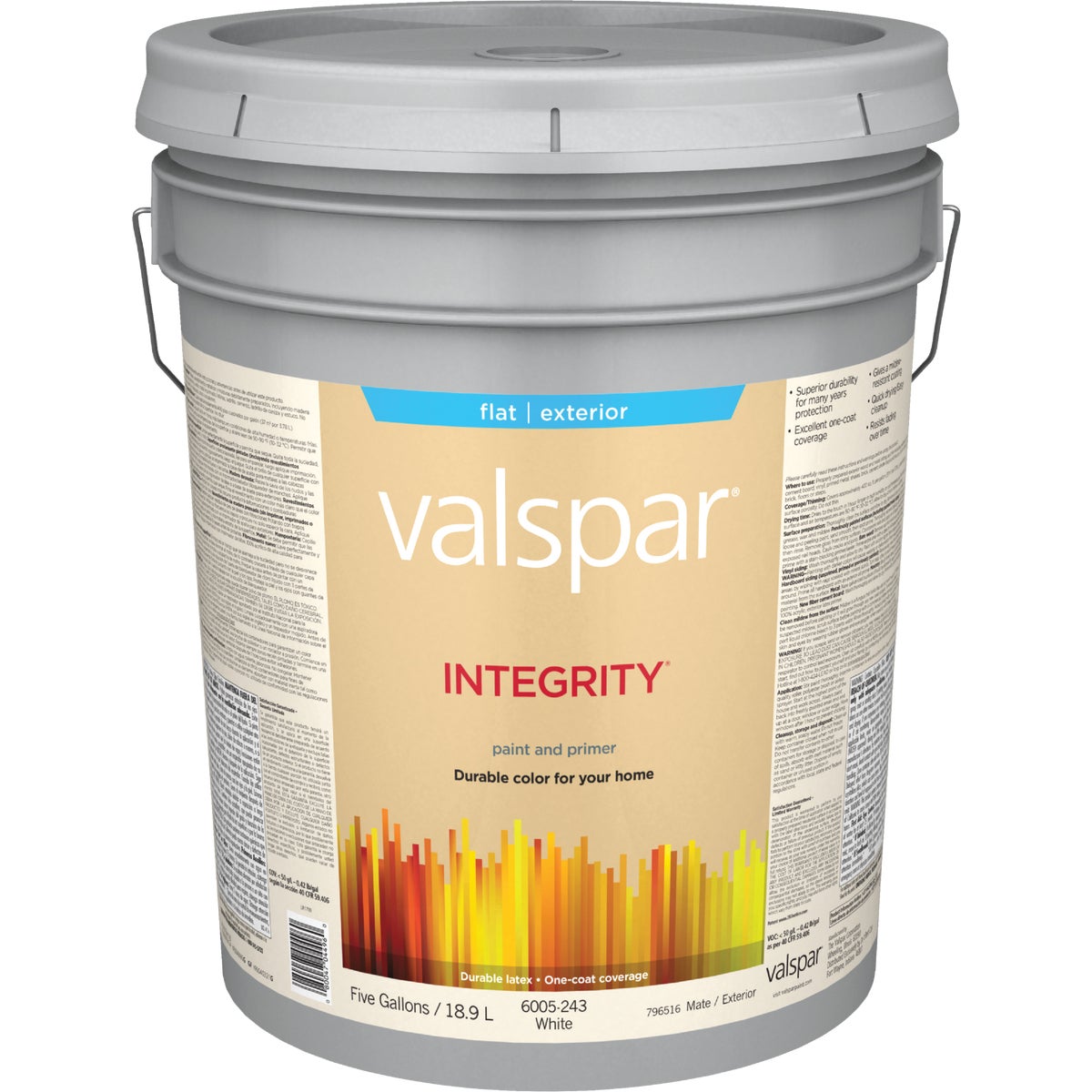 EXT FLAT WHITE PAINT - 004.6005243.008 by Valspar Corp