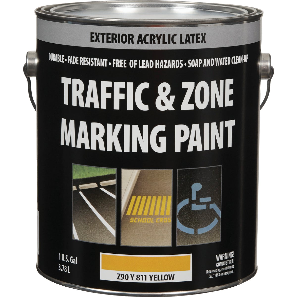 YEL LATEX TRAFFIC PAINT - Z90Y00811-16 by Do it Best