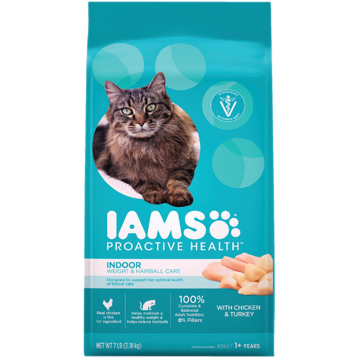 6.8LB W/C HAIRBALL FOOD - 39210 by Wolverton Iams