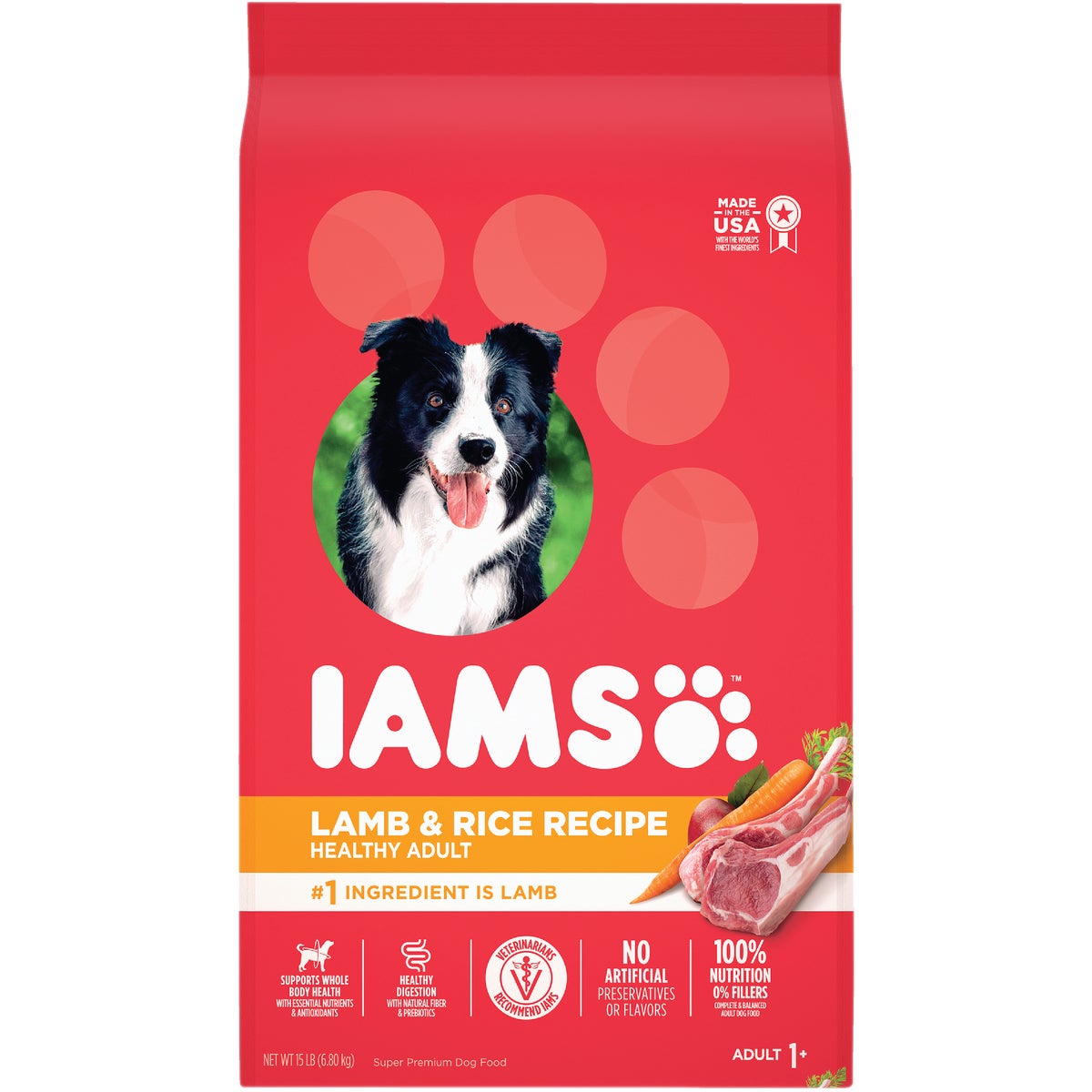 15.5LB LMB/RICE DOG FOOD - 37353 by Wolverton Iams
