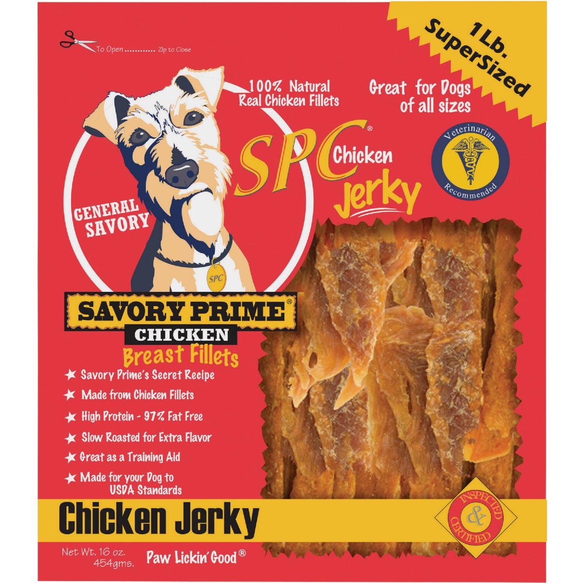 1LB DUCKJERKY WAGNTAILS - 08222 by Westminster Pet