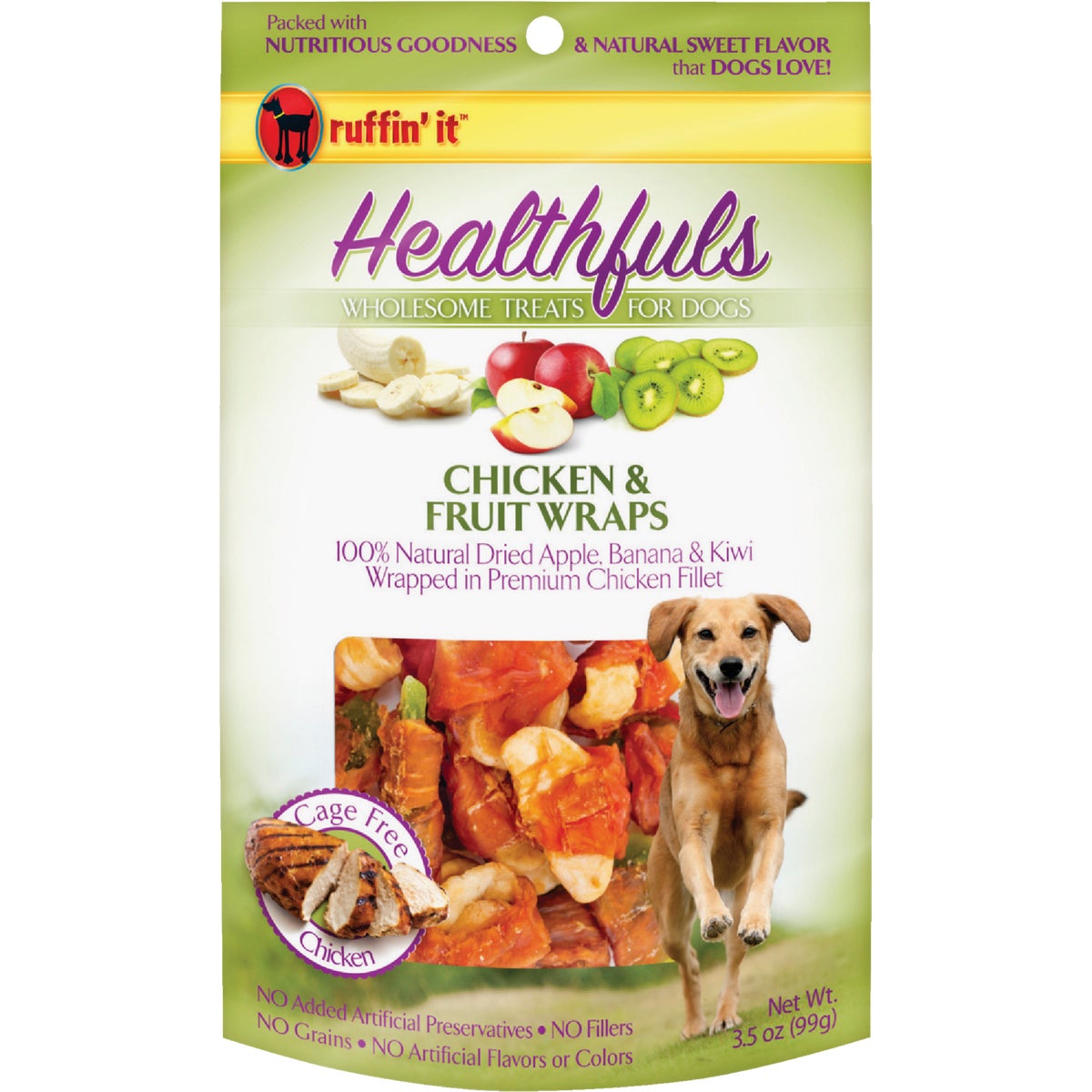 3.5OZ CHKN/FRUT DOG WRAP - 08302 by Westminster Pet