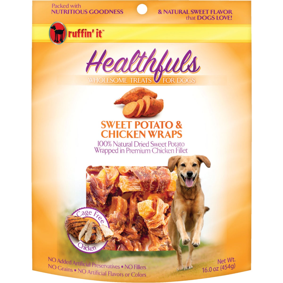 1LB CHKN/SWPOT DOG WRAPS - 08314 by Westminster Pet