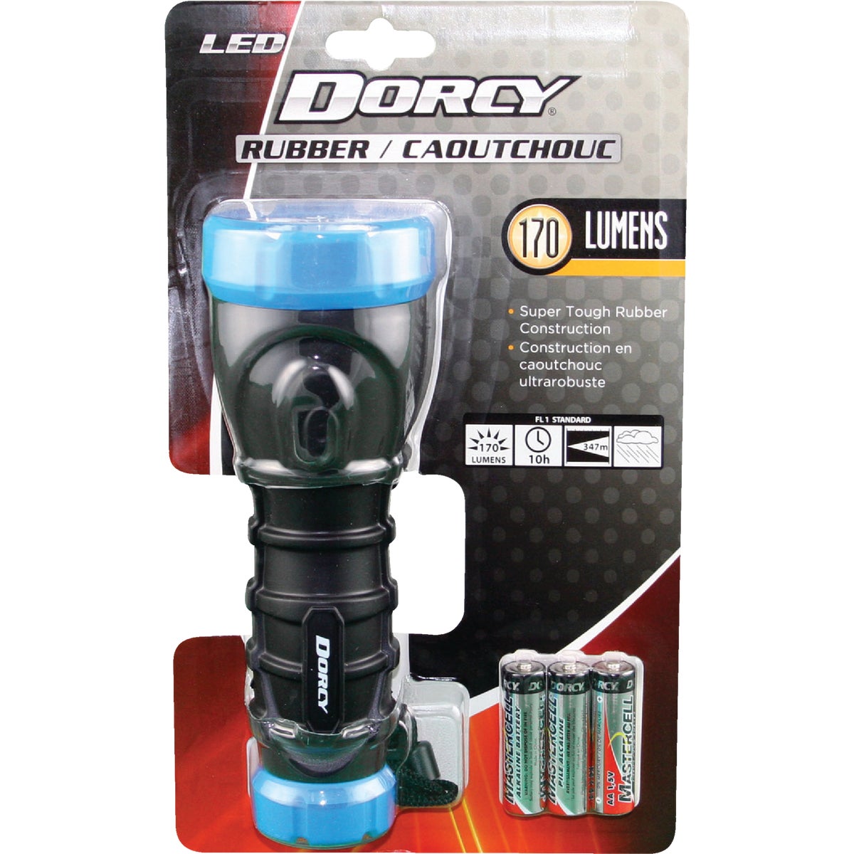 LED BLACK FLASHLIGHT - 41-2968 by Dorcy International