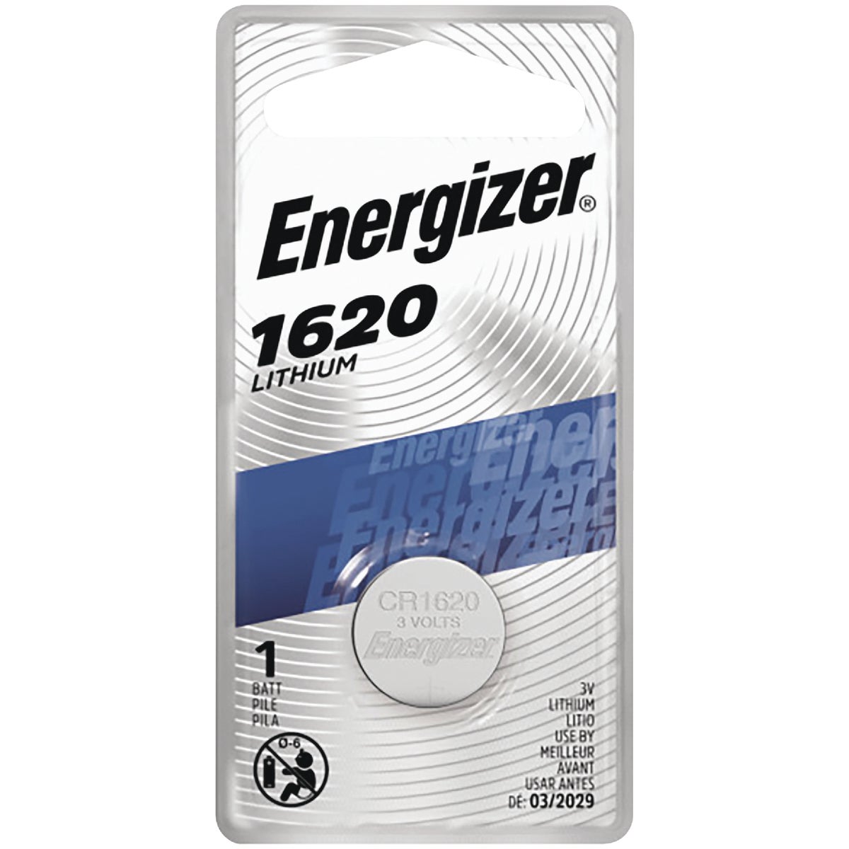 3V WTCH/ELEC LITHIUM BAT - ECR1620BP by Energizer