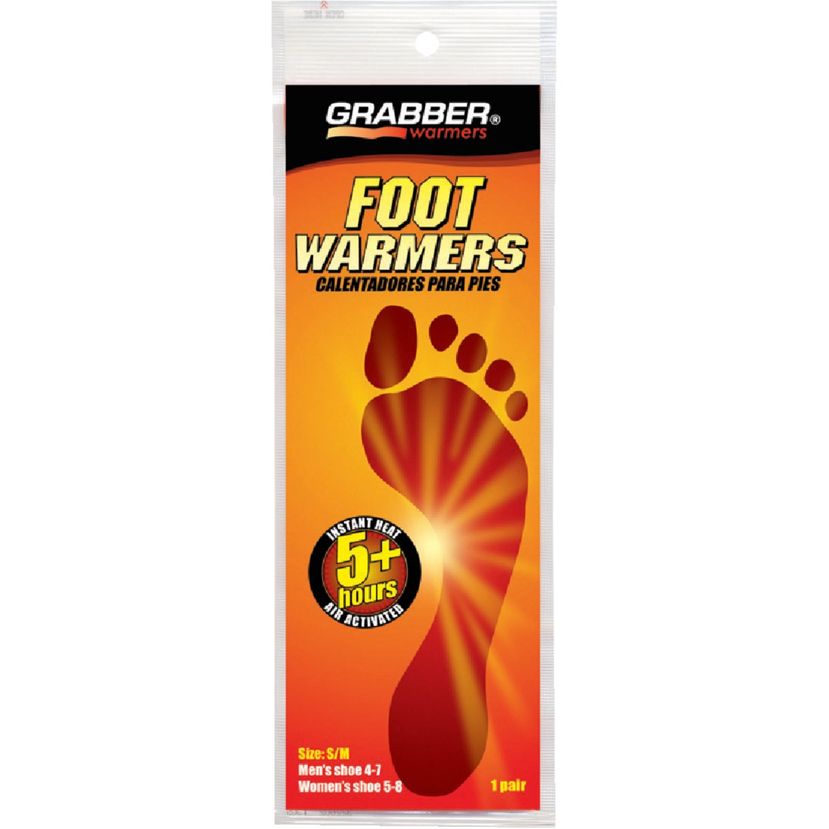 S/M FOOT INSOLES WARMER - CSFWSM12 by Grabber Performance