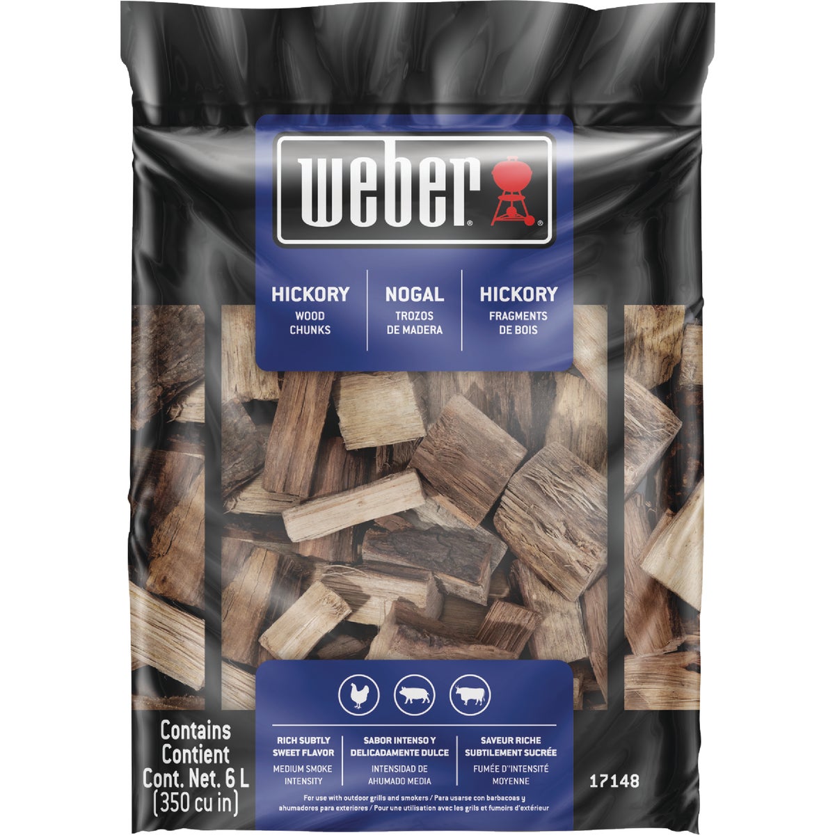 360CI HICKORY CHUNKS - 17056 by Weber