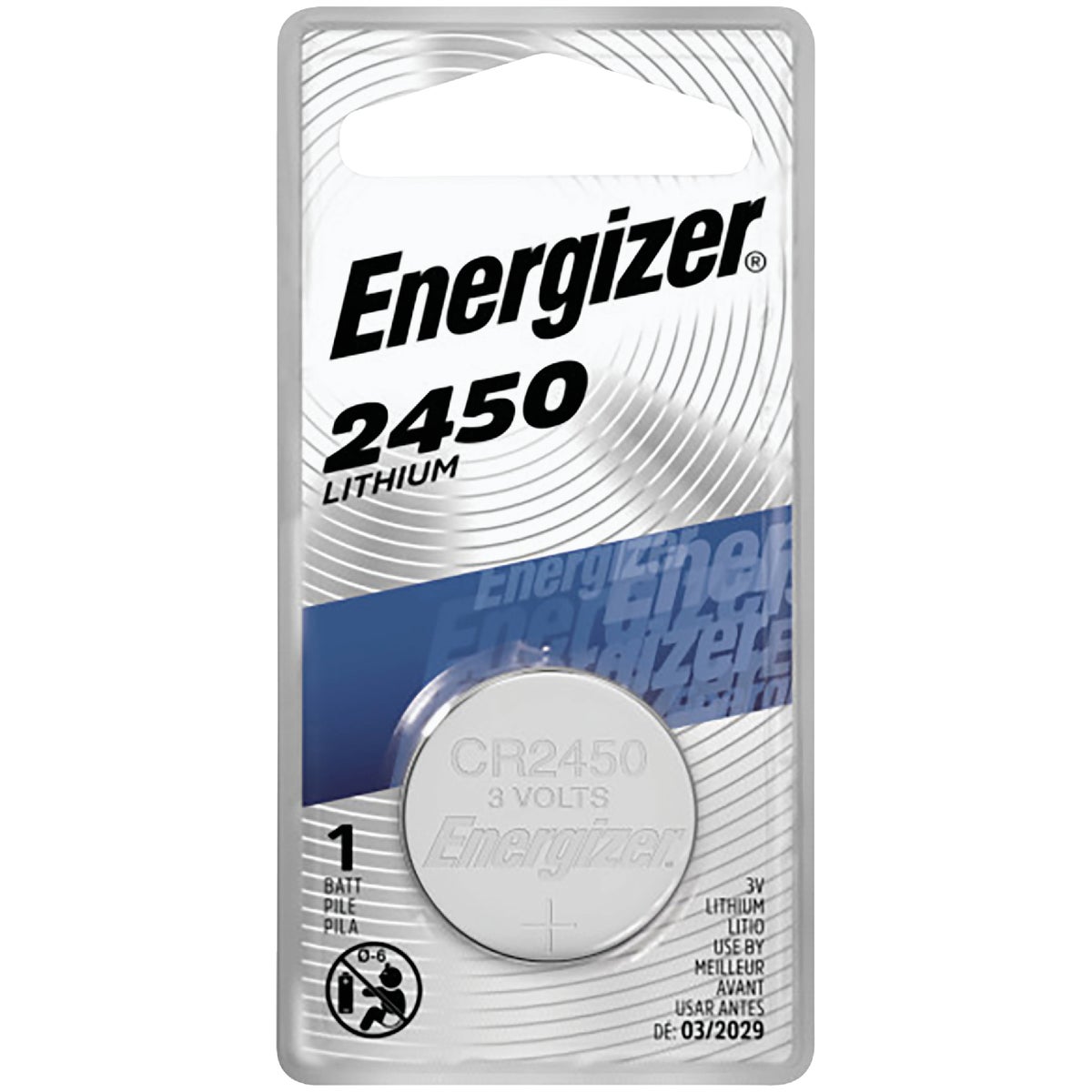 3V LITHIUM BATTERY - ECR2450BP by Energizer
