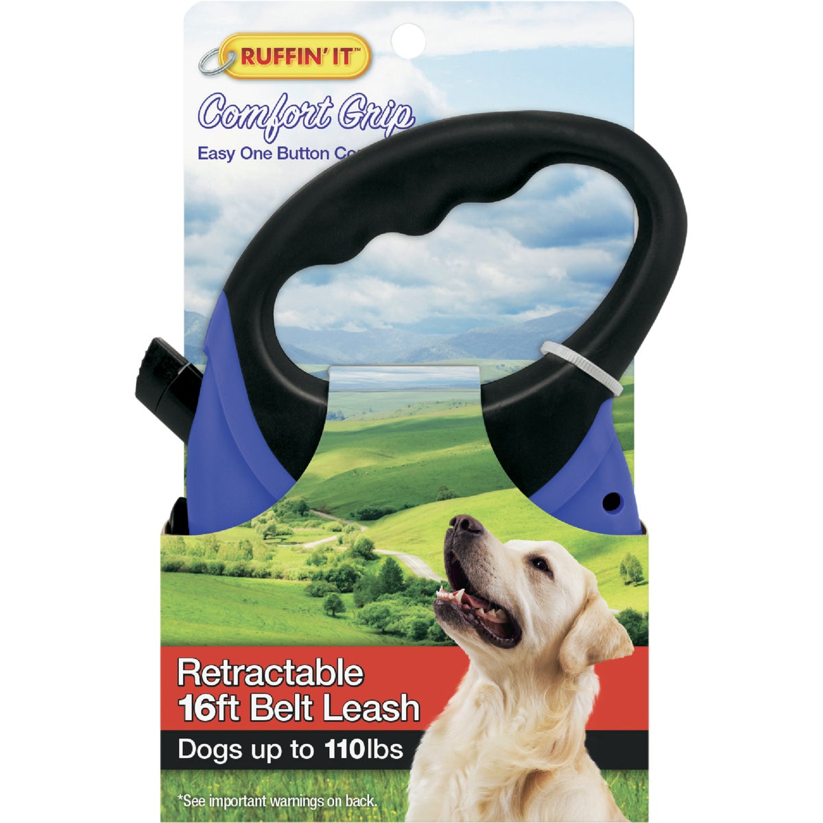 13' WEBBED RETRACT LEASH - 98627 by Westminster Pet